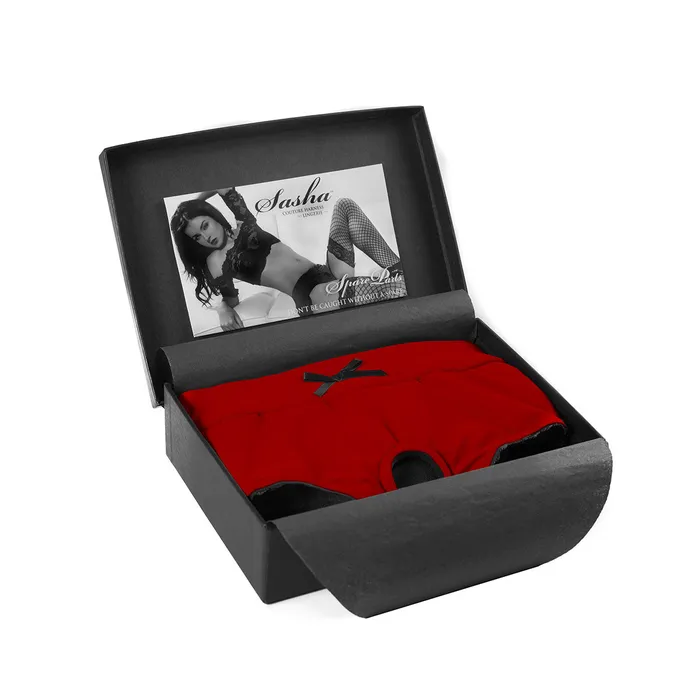 SpareParts HardWear Anal SpareParts Sasha Harness RedBlack Nylon Medium