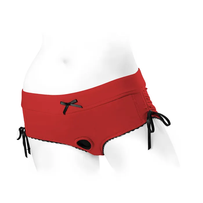SpareParts HardWear Anal SpareParts Sasha Harness RedBlack Nylon Medium