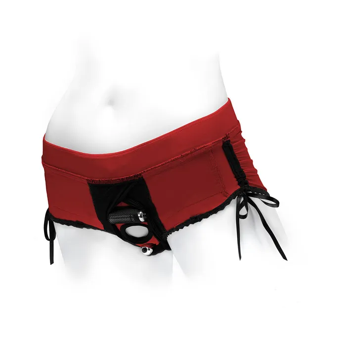 SpareParts HardWear Anal SpareParts Sasha Harness RedBlack Nylon Medium