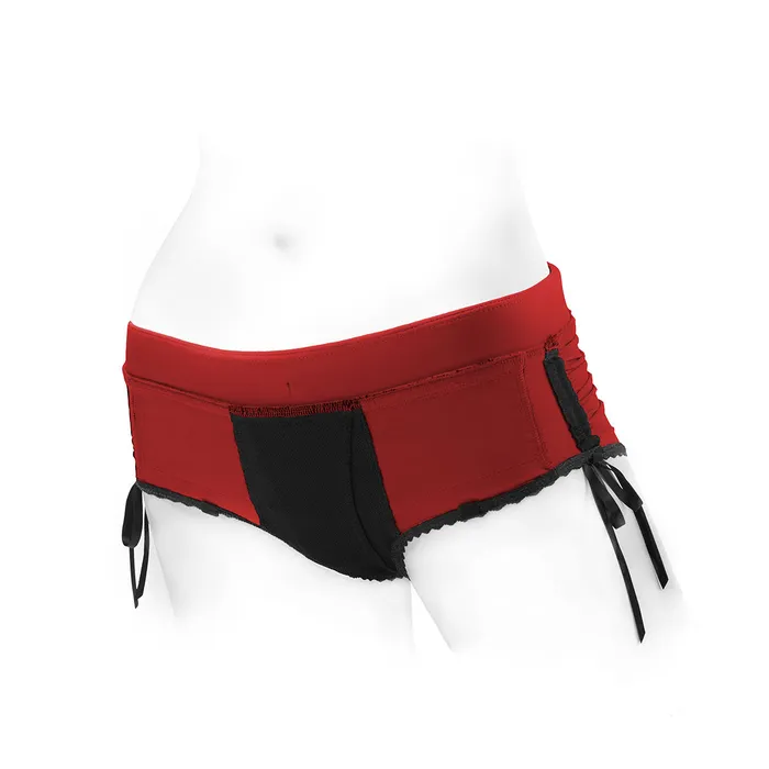 SpareParts HardWear Anal SpareParts Sasha Harness RedBlack Nylon Medium