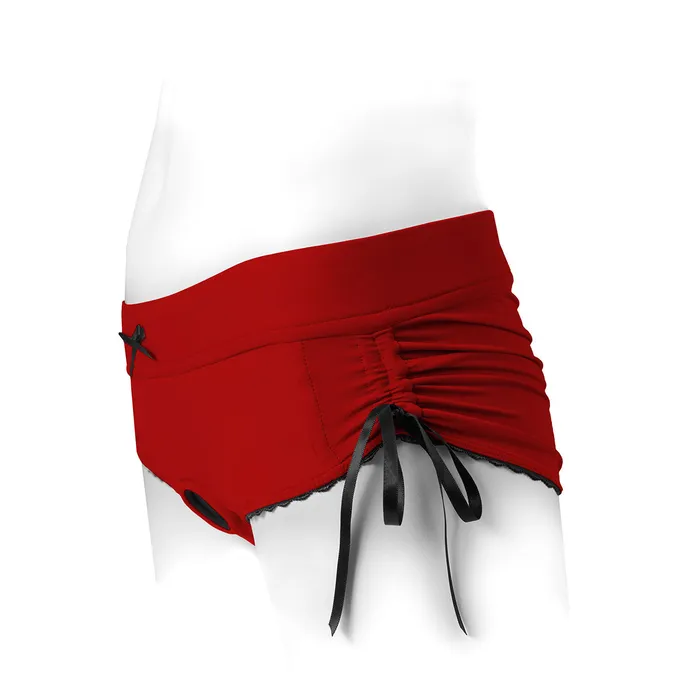 SpareParts HardWear Anal SpareParts Sasha Harness RedBlack Nylon Medium