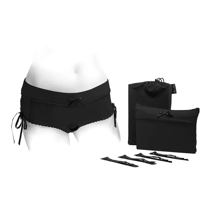 SpareParts HardWear SpareParts Sasha Harness BlackBlack Nylon XL Anal