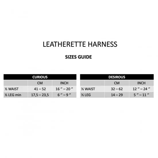 StrapOnMe Female Sex Toys StrapOnMe Curious Leatherette Harness Bronze