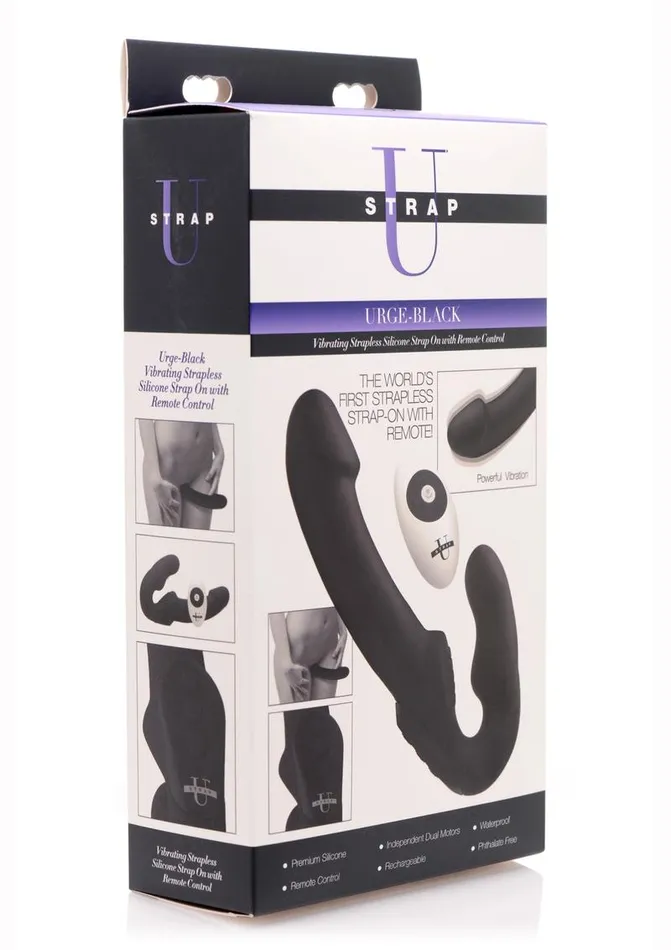 STRAP U Female Sex Toys Strap U Urge Rechargeable Silicone Strapless StrapOn with Remote Control