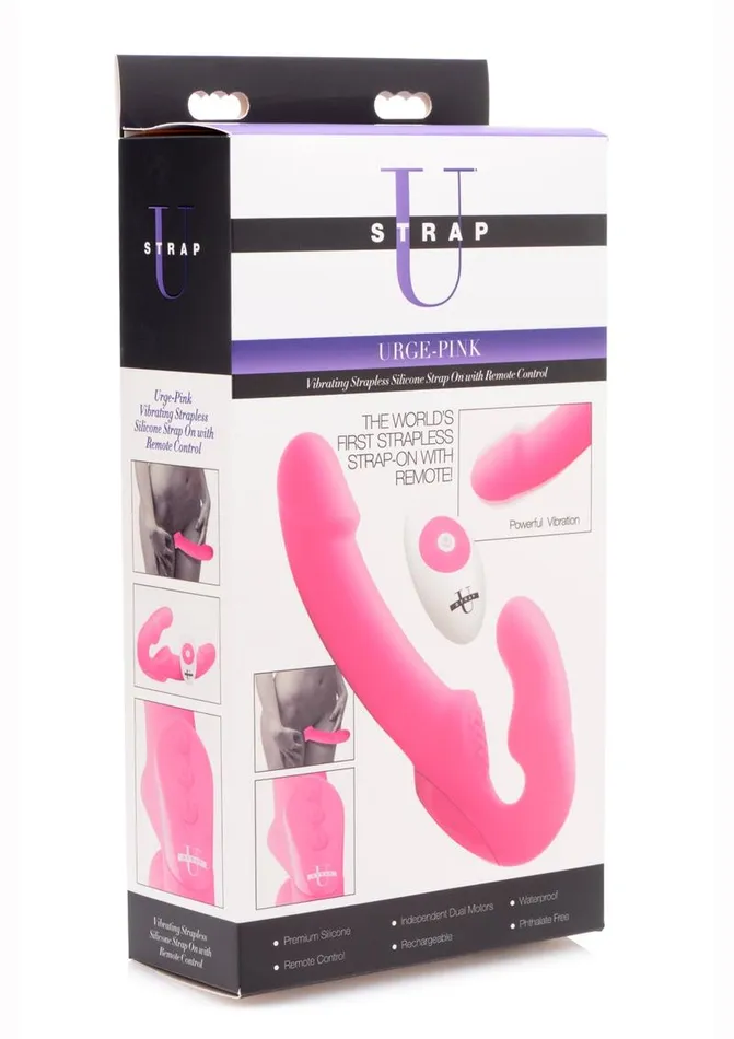 STRAP U Female Sex Toys Strap U Urge Rechargeable Silicone Strapless StrapOn with Remote Control