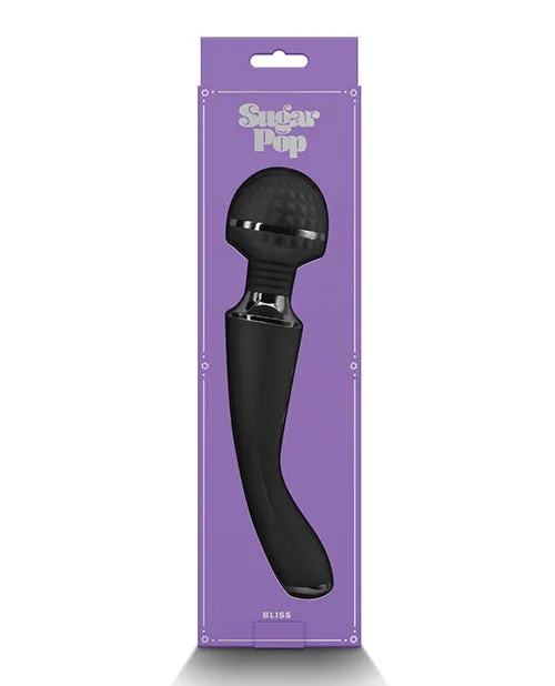 Sugar Pop Bliss Vibrating Wand Black Ns Novelties INC Vibrators