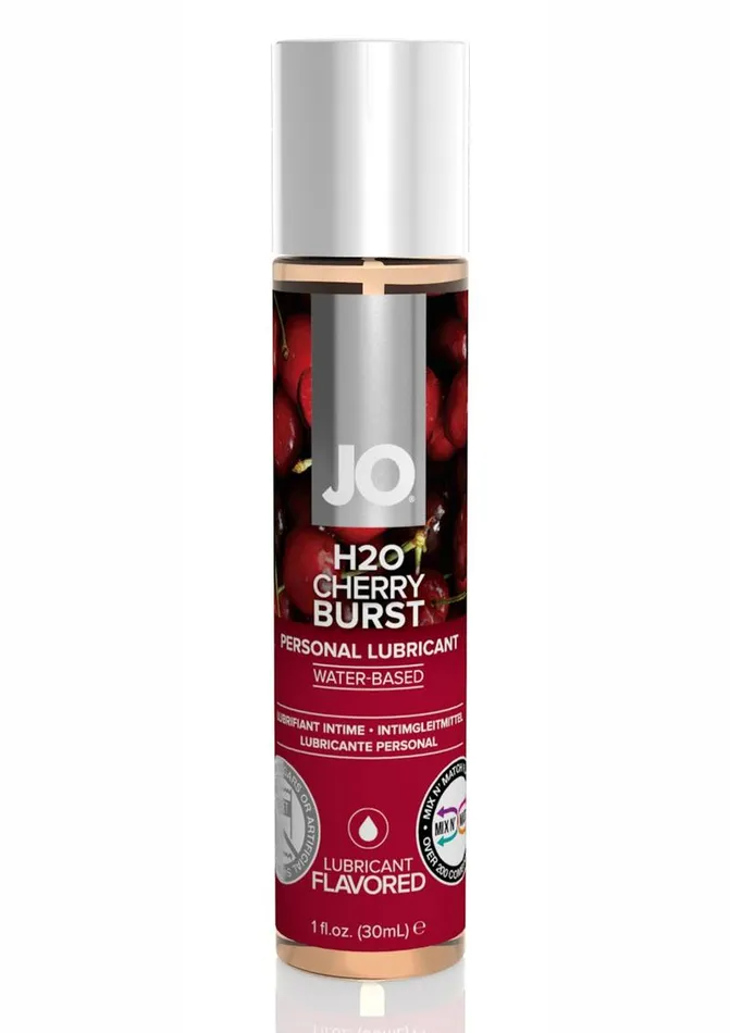 System JO Lubricants JO H2o Water Based Personal Flavored Lubricant Cherry Burst System JO Lubricants JO H2o Water Based Personal Flavored Lubricant Cherry Burst