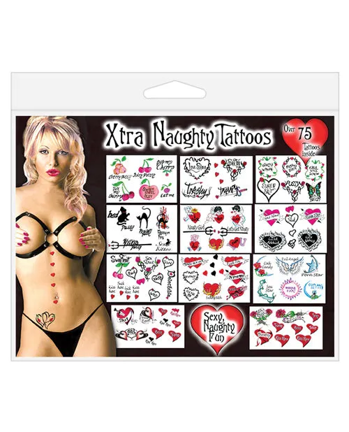 Temporary Tattoo Female Sex Toys Xtra Naughty Tattoos Over 75 Tattoos