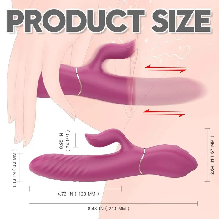 Thrusting Vibrator ADLTOYFUN Vibrators