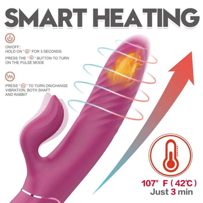 Thrusting Vibrator ADLTOYFUN Vibrators