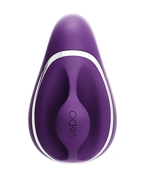 VeDO Suki Rechargeable Vibrating Sucker Deep Purple Savvy Co Vibrators