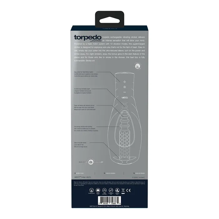 VeDO Torpedo Vibrating Masturbator VeDO Male Sex Toys