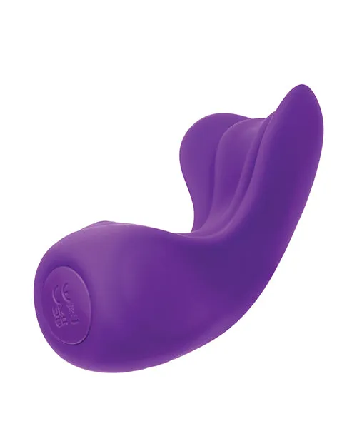 Vibrators Cascade Wave Rechargeable Vibrator Purple California Exotic Novelties