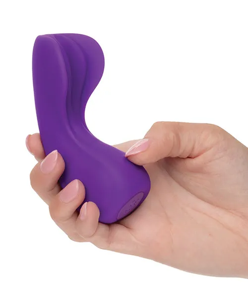 Vibrators Cascade Wave Rechargeable Vibrator Purple California Exotic Novelties