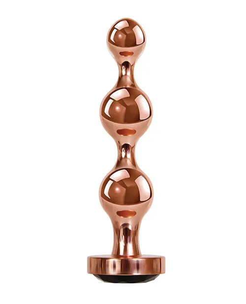 Vibrators Evolved Novelties INC Gender X Gold Digger Small Rose Gold
