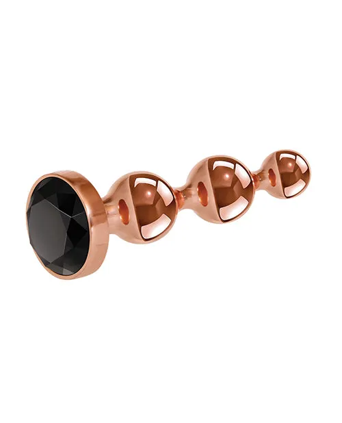 Vibrators Evolved Novelties INC Gender X Gold Digger Small Rose Gold