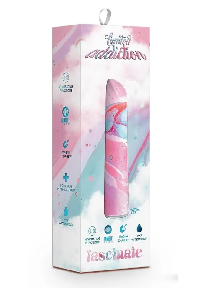 Vibrators Limited Addiction Limited Addiction Fascinate Rechargeable Power Vibrator