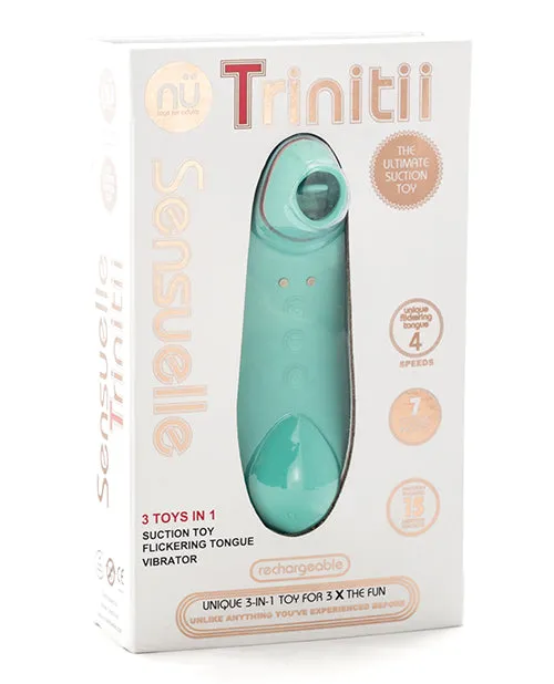 Vibrators Novel Creations Usa INC Trinitii Tongue Vibe Electric Blue