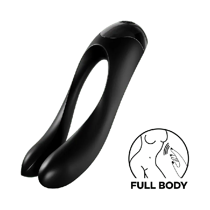 Vibrators Satisfyer Candy Cane Finger Vibe Black Eis INCsatisfyer