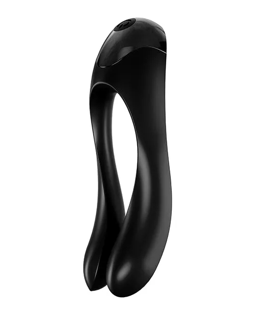 Vibrators Satisfyer Candy Cane Finger Vibe Black Eis INCsatisfyer