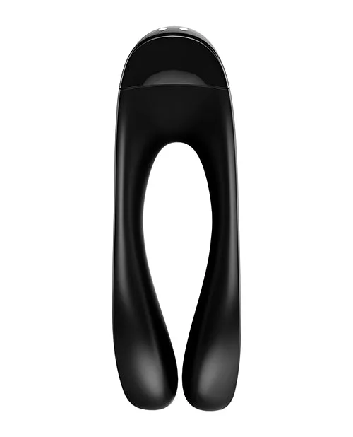 Vibrators Satisfyer Candy Cane Finger Vibe Black Eis INCsatisfyer