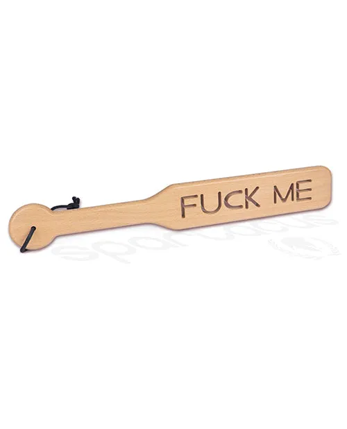 Vibrators Spartacus Spartacus Zelkova Wood Paddle 375 cm Fuck Me