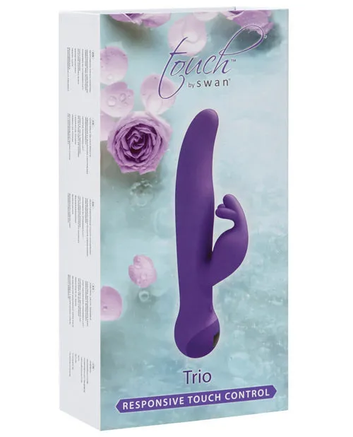 Vibrators Touch by Swan Trio Rabbit Vibrator Purple BMS Enterprises