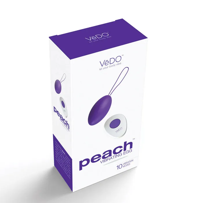 Vibrators VeDO Peach Rechargeable Egg Assorted Colors VeDO Vibrators VeDO Peach Rechargeable Egg Assorted Colors VeDO