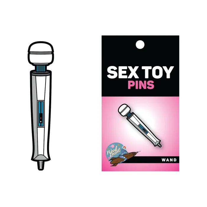 Vibrators Wood Rocket Wood Rocket Magic Wand Pin