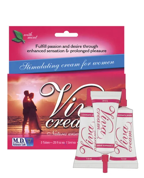 Viva Vibrators Viva Cream 3pk