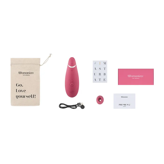 Womanizer Vibrators Womanizer Premium 2 Clit Sucker Raspberry