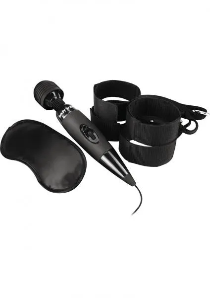Xgen Couples Bodywand Midnight Massage Bedroom Play Kit Black