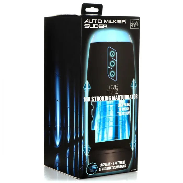 XR Brand Male Sex Toys LoveBotz The Milker Slider 18X Stroking Masturbator
