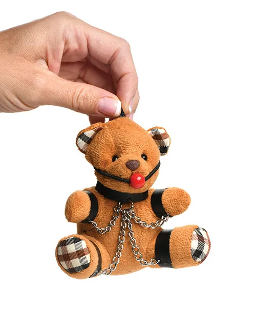 Xr LLC Male Sex Toys Master Series Gagged Teddy Bear Keychain