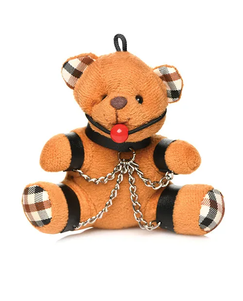 Xr LLC Male Sex Toys Master Series Gagged Teddy Bear Keychain