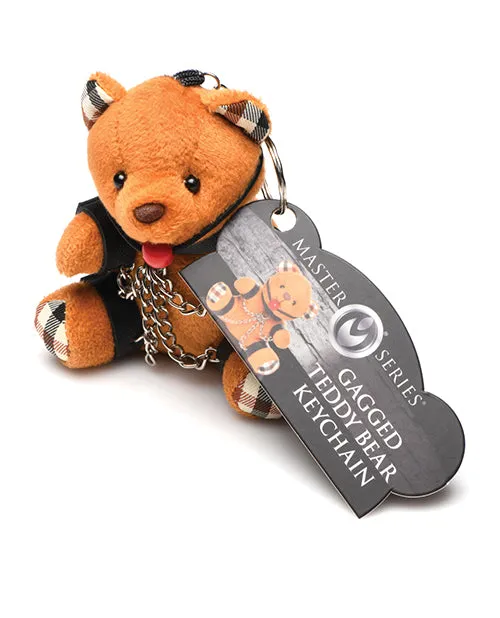 Xr LLC Male Sex Toys Master Series Gagged Teddy Bear Keychain