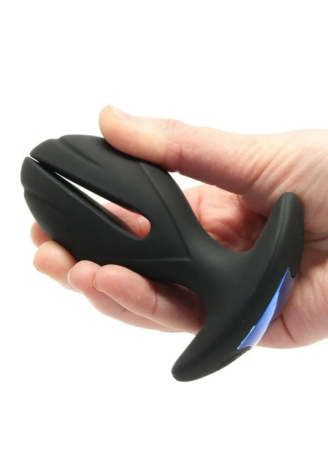 Zeus Electrosex Male Sex Toys Zeus ElectroSpread 64x Vibrating and EStim Silicone Rechargeable Butt Plug with Remote Control